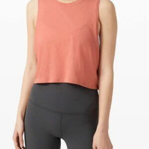 Lululemon Cut Back Crop Tank Top